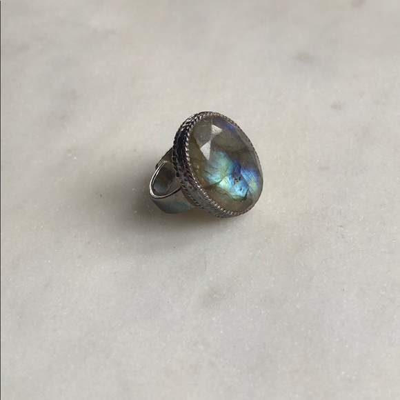 Baroni | Labradorite .925 Silver Ring | O/S - Picture 1 of 17